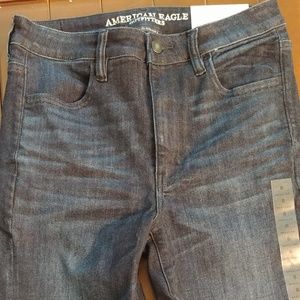 American Eagle Dark Wash High-waist Jeggings
